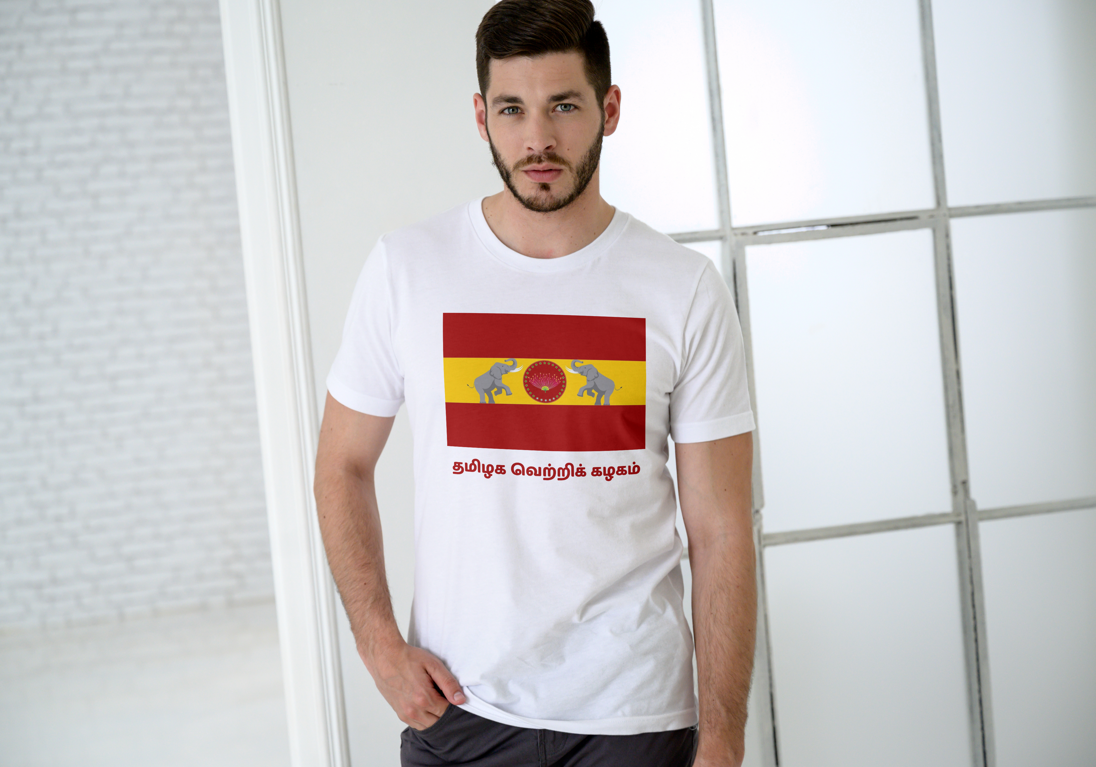 Unisex Standard Crew T-Shirt TVK Flag