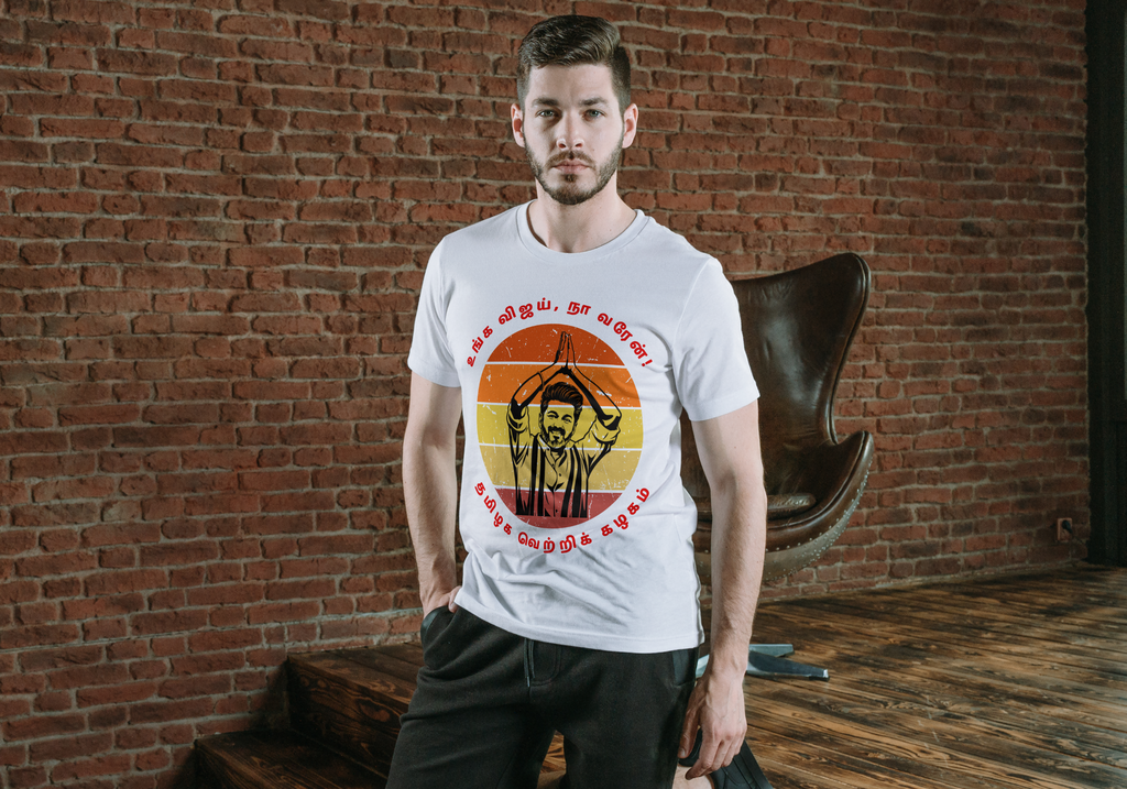 Unisex Standard Crew T-Shirt TVK Vijay