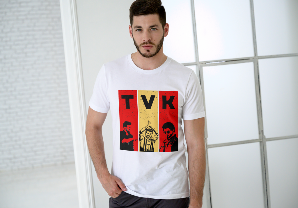 Unisex Standard Crew T-Shirt TVK Vijay